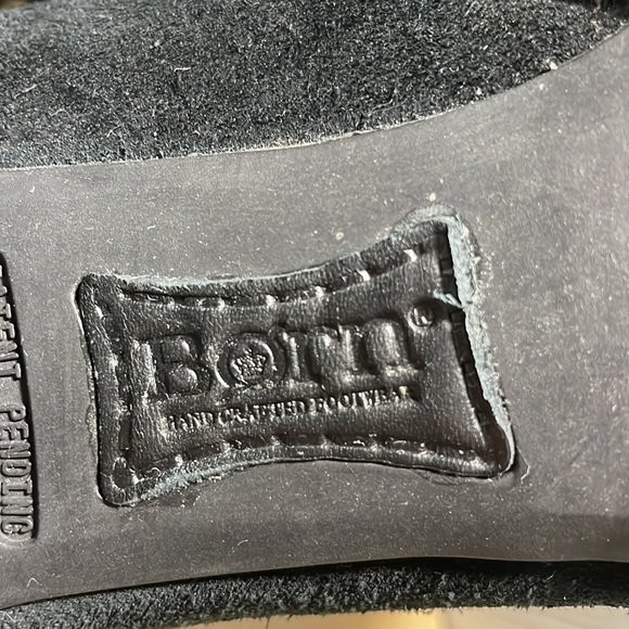 Born Thora Fringe Genuine Suede Ankle Bootie - Black - Picture 10 of 14